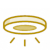 Ceiling parking lamp icon