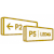 Digital parking sign icon