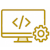 Custom software development icon