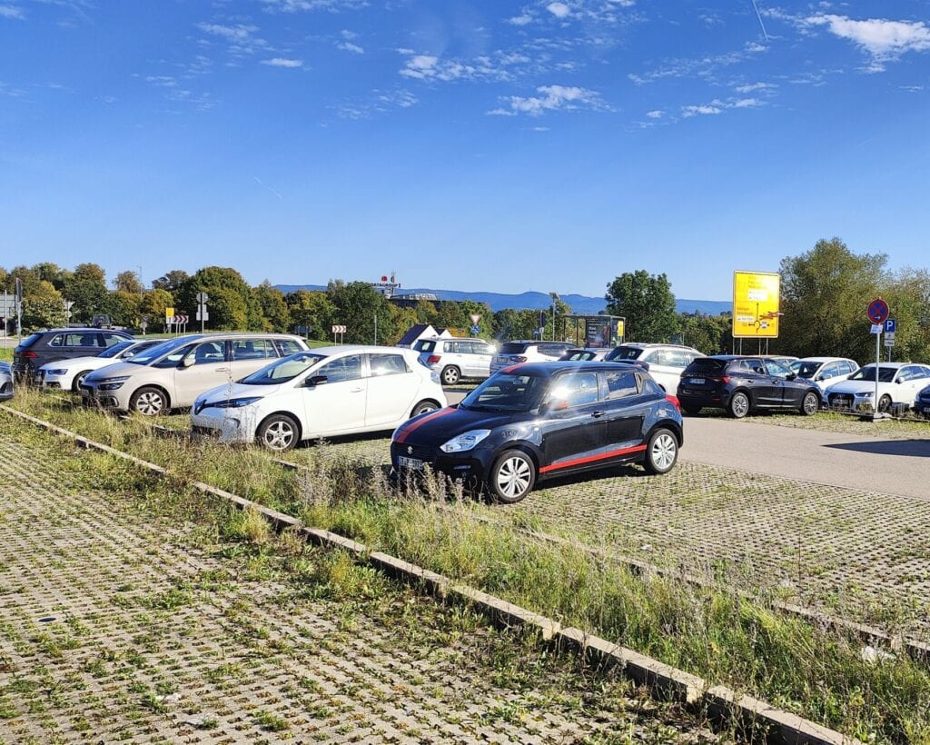 Carpool parking site in Baden-Württemberg