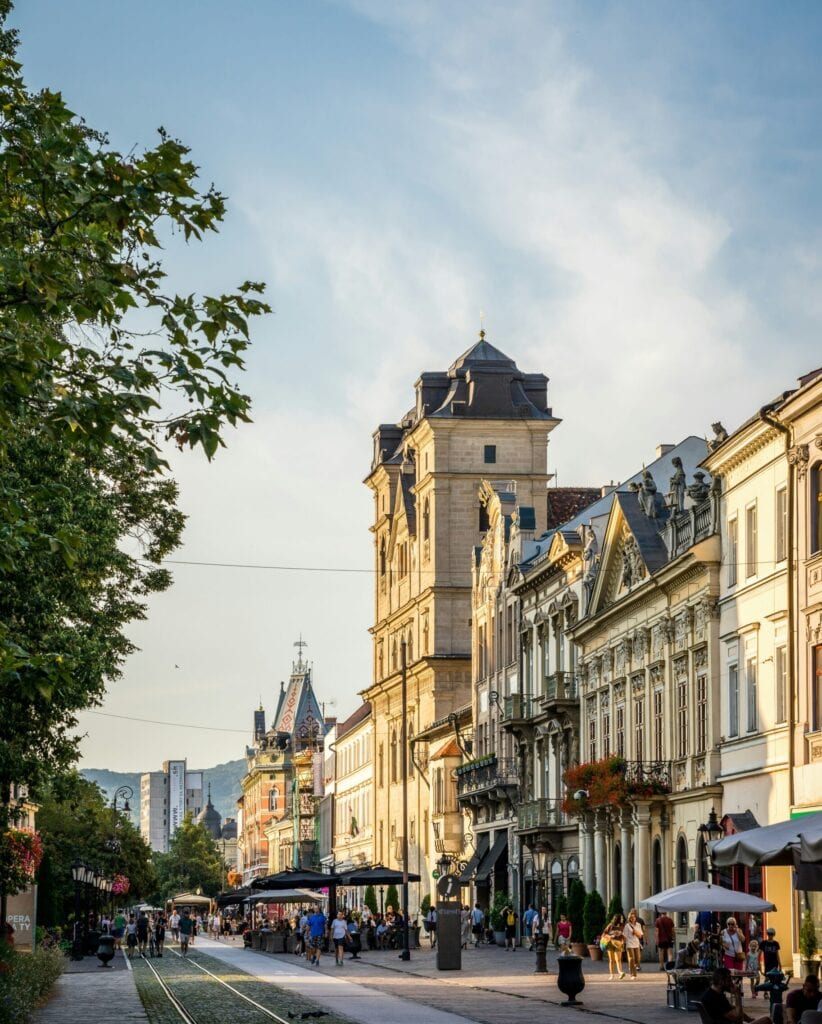 Gade i Košices gamle bydel